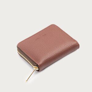 Genuine Leather  Small Wallet - Color Cognac